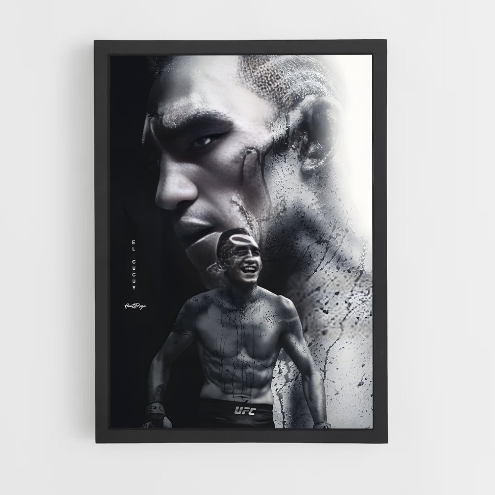 Poster Aquatique Fury – affiche MMA (vue 2)